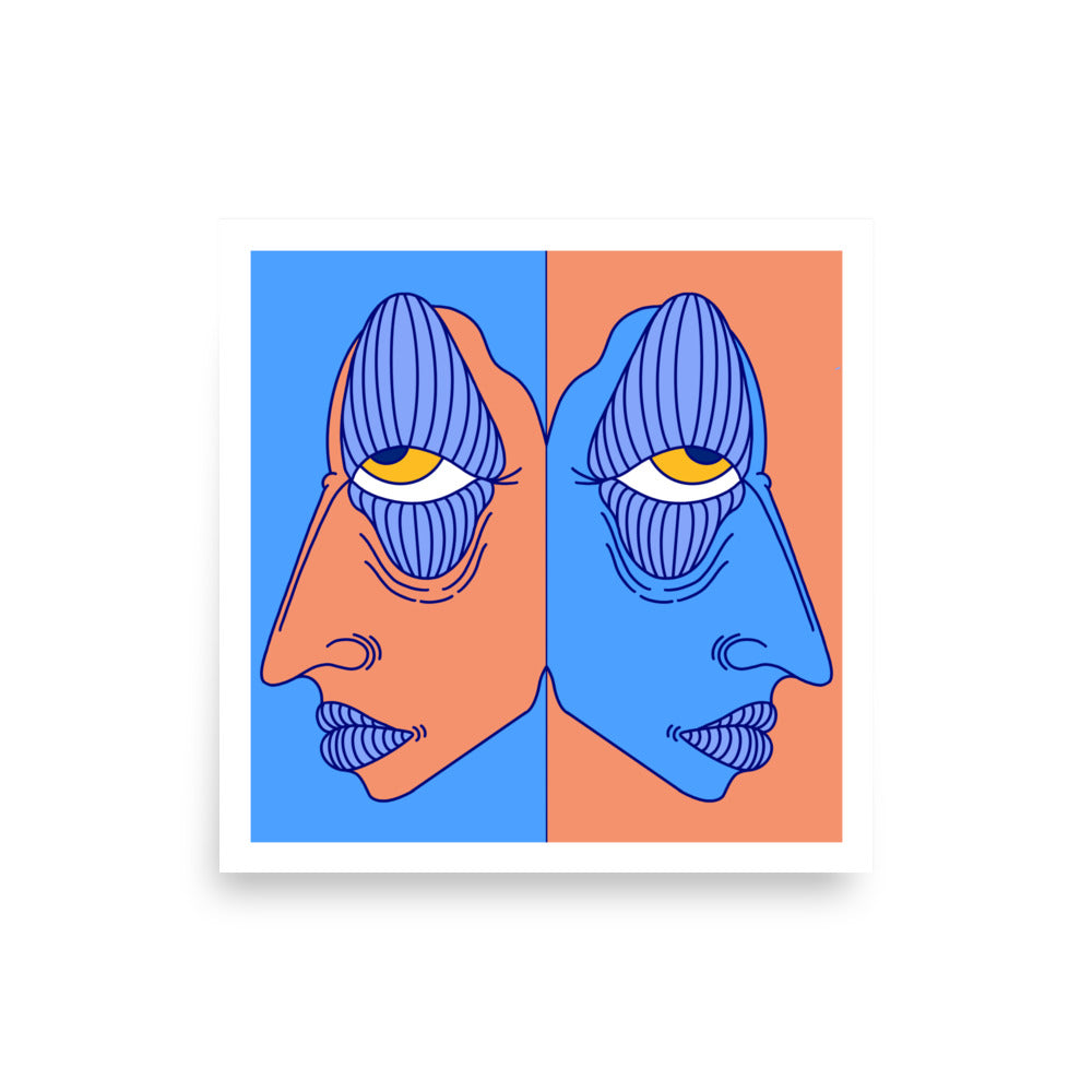 Duality Art Print, 16" x 16"